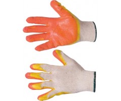 Перчатки х/б с двойным латексным покрытием 13 кл